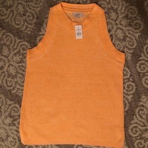 Loft M orange blouse